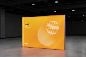 Lumi 3m x 2m SEG Fabric LED Lightbox Display for exhibition, tradeshow, event & retail displays by Exhibitcentral.com.au