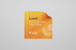 Lumi 1m x 1m SEG Lightbox Fabric Skin Printing for exhibition, tradeshow, event & retail displays by Exhibitcentral.com.au