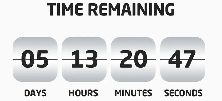 Event countdown timer