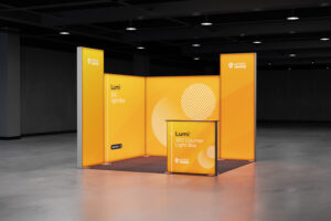 Glenfield Lumi SEG Lightbox 3m x 3m Exhibition Display Stand featured product image by Exhibitcentral.com.au