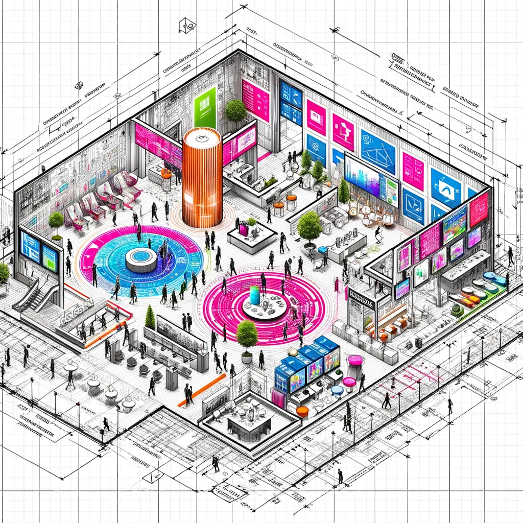 Exhibition Floor-Planning - Creating a Great Space for Interaction image by Exhibit Central
